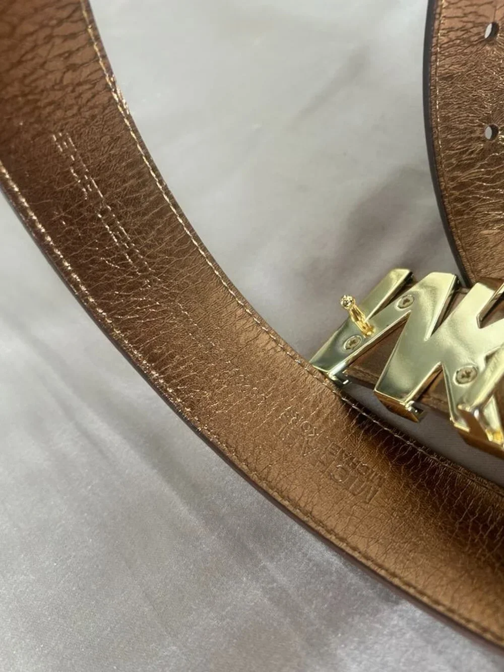 Michael Kors Gold Buckle Authentic Belt